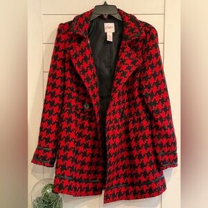 Beautiful Houndstooth Jacket ❤️🖤
